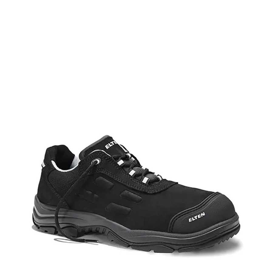Elten Sicherheitshalbschuh Daniel Pro Low ESD S3 aus Nubukleder in Schwarz/Grau Größe 40 - Bild 2