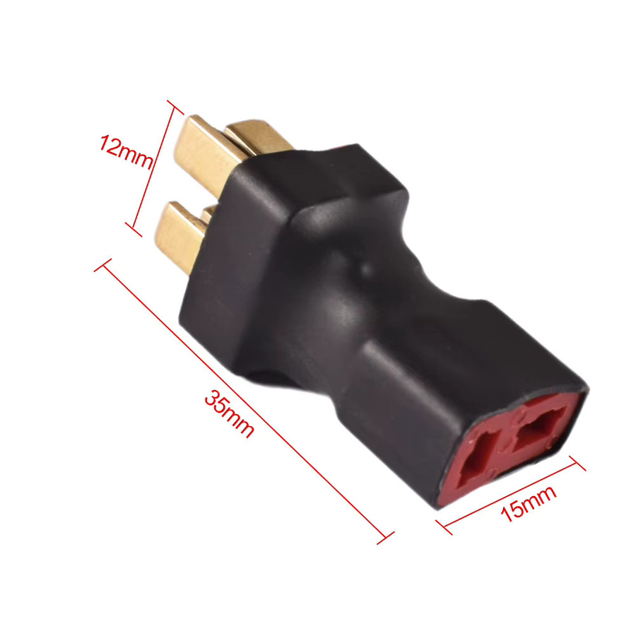 9IMOD XT60 Parallel- und Serien-Adapteranschlüsse für RC-Lipo-Batterien, 1 Buchse auf 2 Stecker oder 1 Stecker auf 2 Buchsen, transparent - Bild 3