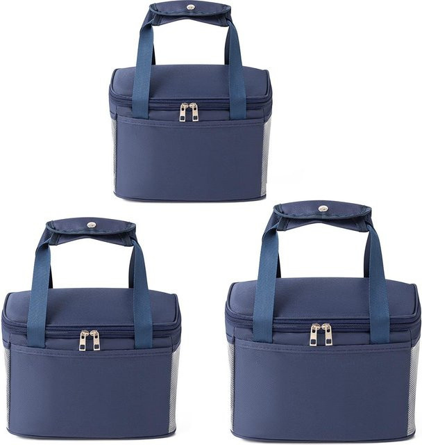 Isolierte Lunchtasche Yiran Bag in Blau mit Schultergurt für Büro und unterwegs - Bild 1