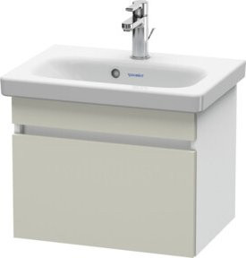 Duravit Waschtischunterschrank DuraStyle, Farbe: Taupe/Weiß matt, B: 50 cm, T: 36,8 cm, H: 39,8 cm, 1 Auszug - Bild 1