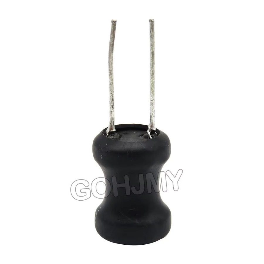 GOHJMY Set aus 10 Stück i-förmigen Leistungsinduktivitäten aus Kupfer in Schwarz, Maße: 8 x 10 mm - Bild 2