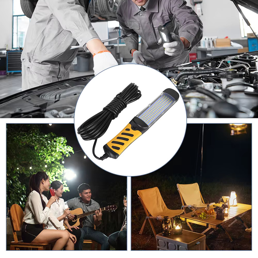 Podofo Tragbare LED-Arbeitsleuchte mit Magnet und Akku für Garage und Notfallbeleuchtung - Bild 2