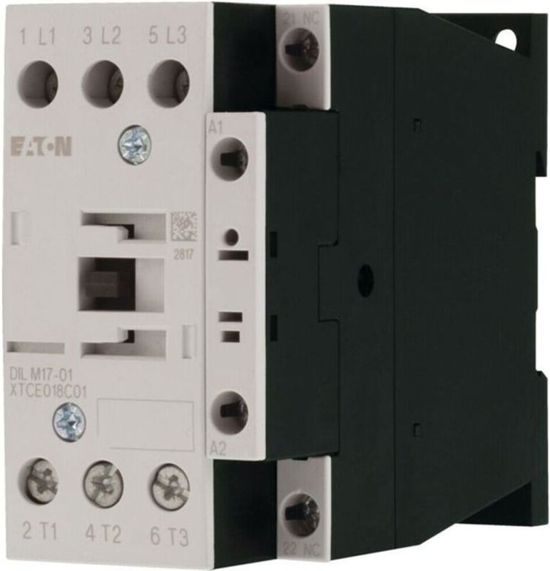 Eaton Leistungsschütz DILM17-01(RDC24) mit 3 Schließern, 7,5kW, 24 V/DC, 18A - Bild 2