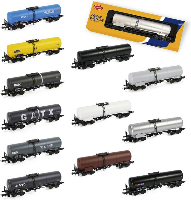 Evemodel Train Wagon Oil Tank Car, Modellbahn, 1:87 (Spur H0) - Bild 1