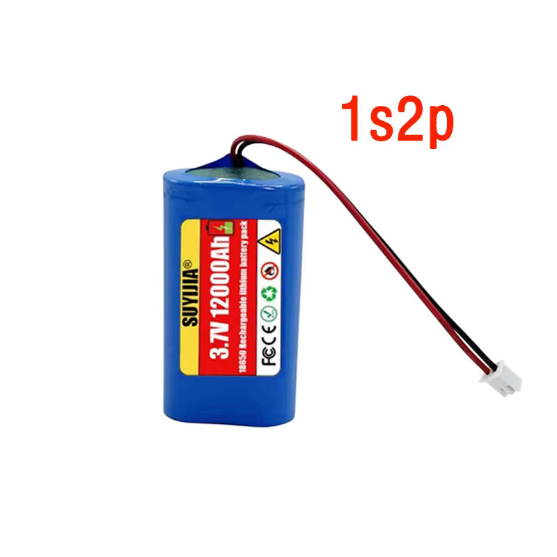 SUYIJIA Li-Ionen-Akku 18650 3,7 V wiederaufladbar für Bluetooth-Lautsprecher und LED-Leuchten, Blau - Bild 2