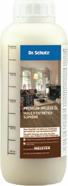 Meister Premium Pflegeöl für Ersteinpflege und Auffrischung, satin matt, Weiß, 0,75 l - Bild 1