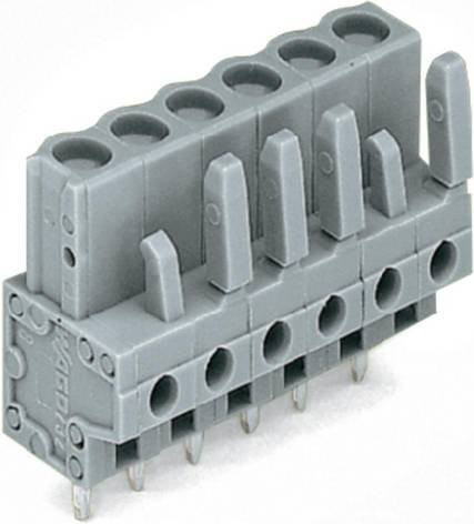 WAGO Buchsengehäuse-Platine 232 Polzahl, grau, 100 Stück, Rastermaß: 5 mm - Bild 1