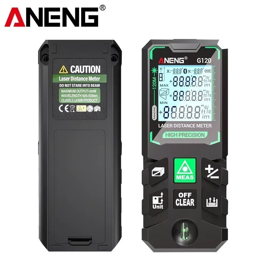 ANENG Laser-Entfernungsmesser elektronisches Lineal in Schwarz - Bild 5