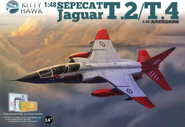 Kitty Hawk Sepecat Jaguar T.2/T.4, Fahrzeug, 1:48, ab 14 Jahre - Bild 1