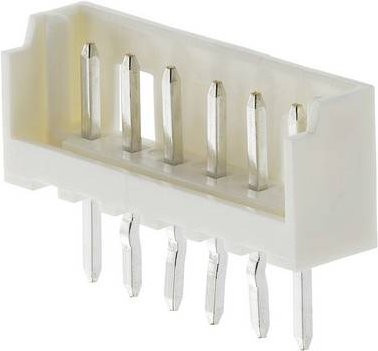 Molex Einbau-Stiftleiste Standard 6-polig in Weiß mit 2mm Rastermaß - Bild 1