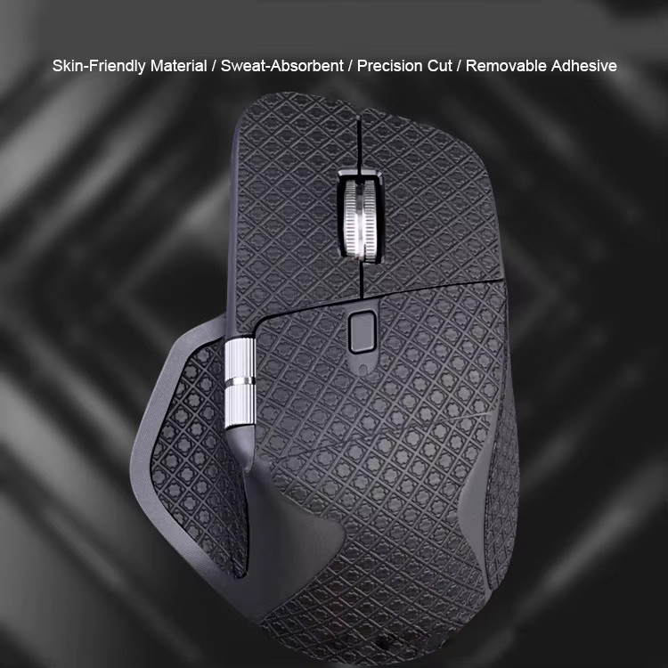 Logitech MX Master 4 Mausgriffband in Schwarz mit Eidechsenhaut-Struktur, rutschfest und schweißabsorbierend - Bild 3