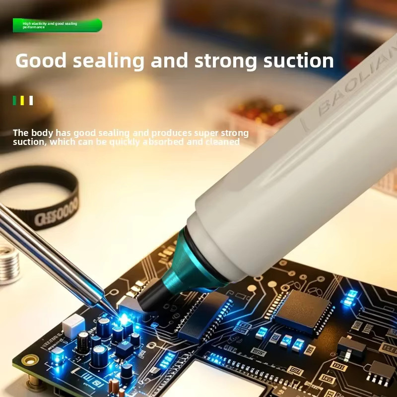 BAOLIAN Manueller Lötsauger Entlötpumpe mit starker Saugkraft für Elektronik-Reparaturen und DIY-Projekte - Bild 3