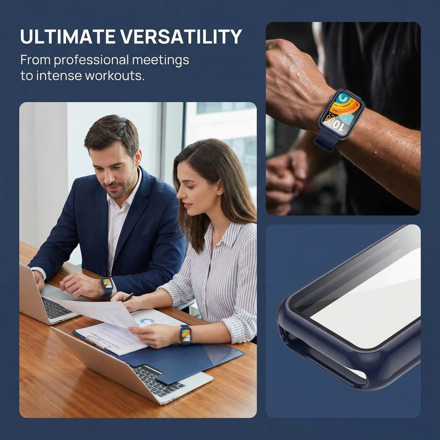 KMAIXA Schutzhülle für Huawei Band 11, Schwarz, transparent - Bild 3