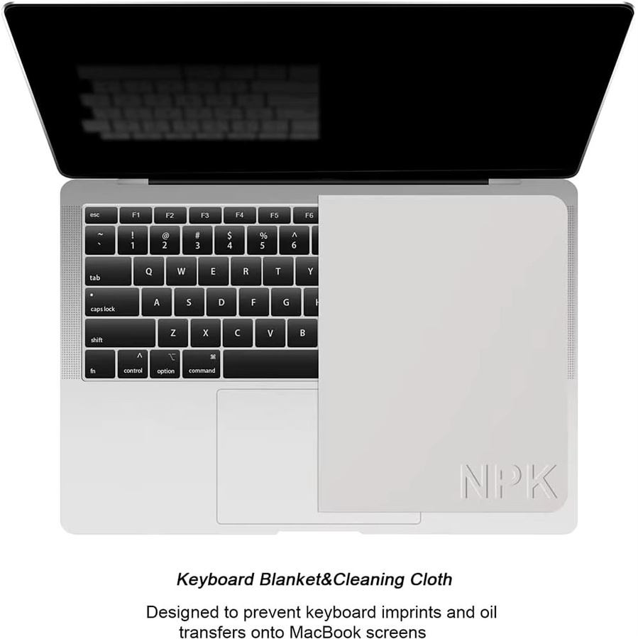 Mikrofaser Staubschutzfolie und Reinigungstuch für Apple MacBook Pro 13, 15 und 16 Zoll als Tastaturdecke - Bild 2