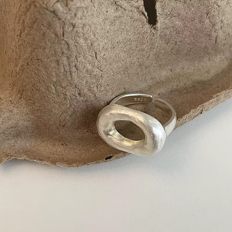 imixlot Ring, geometrisch, silberfarben, Damen - Bild 3