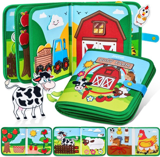 Kidsly Aktivitätsbuch Bauernhoftiergeschichte, Aktivitätsbrett, ab 3 Jahre - Bild 1