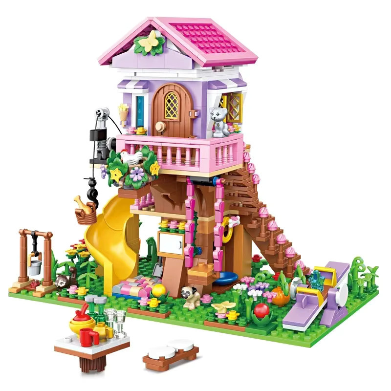 CTMA Freundschaftsbaumhaus Villa Schloss, Bausteine, Fantasy - Bild 2