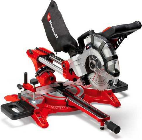 Einhell Zug-Kapp- und Gehrungssäge TC-SM 2131/1 Dual, Schwarz, 1800 W, Sägeblatt-Durchmesser: 210 mm - Bild 1