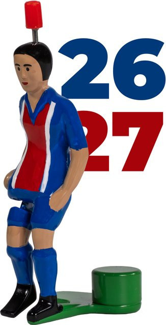 TIPP-KICK Top-Kicker Paris Fußball Metall Zink - Bild 1