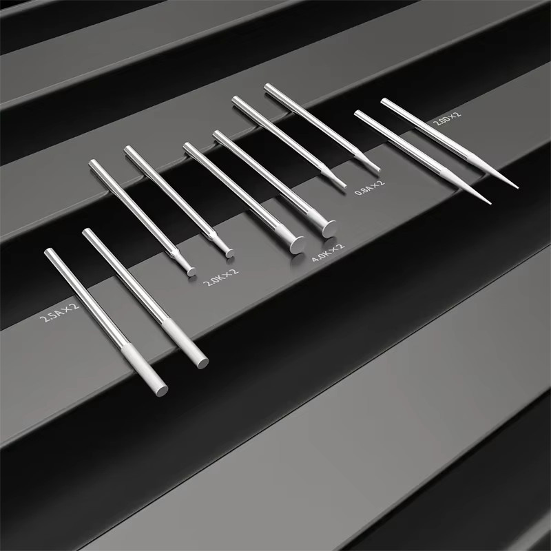 2UUL Ersatzspitzen für Polierstift Set, 10 Stück, Silber, Durchmesser: 2,35 mm, Universeller Polierkopf für Handy-Reparaturwerkzeuge - Bild 2