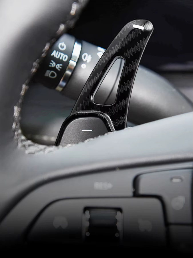 Paddle Shifter Verlängerung Lenkrad Zierleisten Zubehör in Schwarz für Cadillac XT4 XT6 CT4 CT5 Modelle 2019–2025 - Bild 5