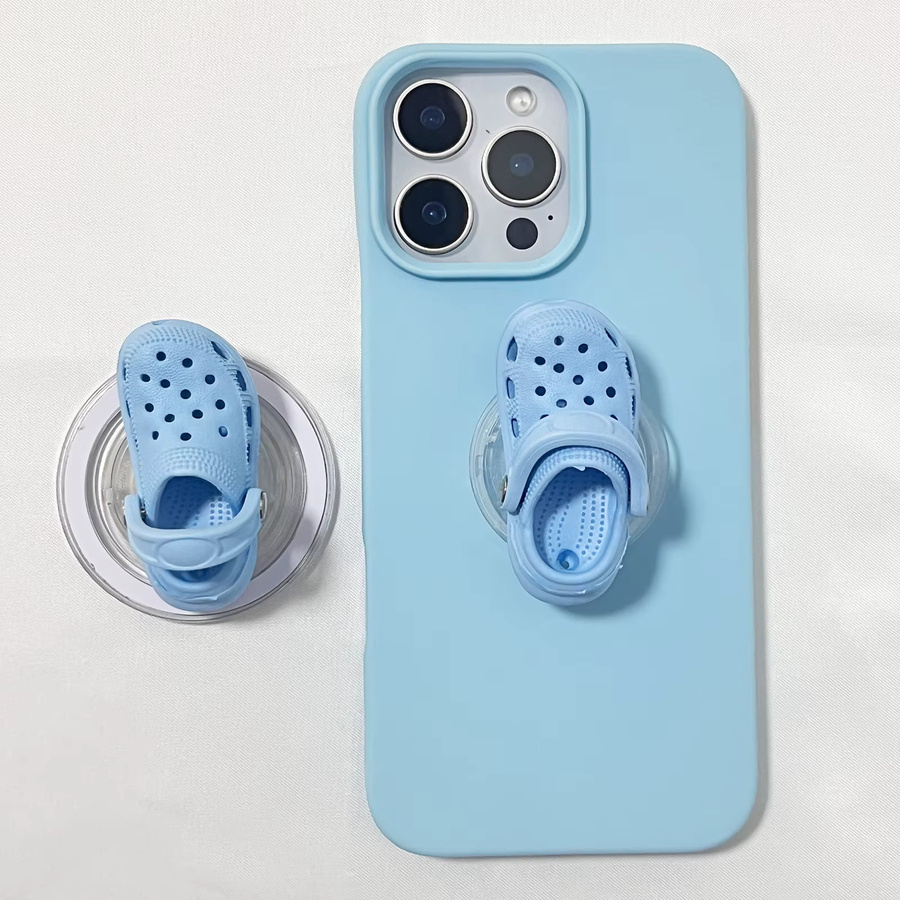 INS 3D Garten-Schuh Magnetische Handyhalterung für iPhone 17 Pro Max in Blau - Bild 2