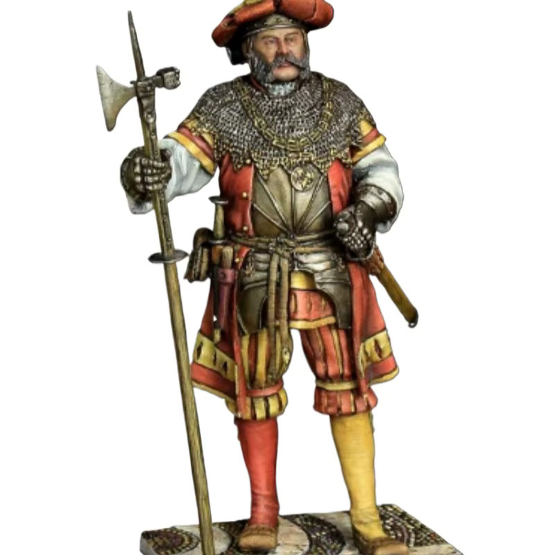 LISM Kapitän Landsknecht, Druckguss-Harzfigur, Maßstab 1:24, unmontiert und unbemalt - Bild 4