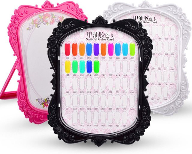 AQTOCNA Nagelgel Farbdisplay Box, Rose Red, 48 Farben - Bild 1