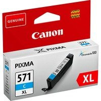 Original Canon Tintenpatrone CLI-571C XL Cyan für Inkjet-Drucker - Bild 2