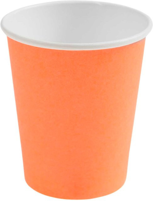 Rico Design Pappbecher Neon Rot und Orange mit 8,0 ml Volumen - Bild 1