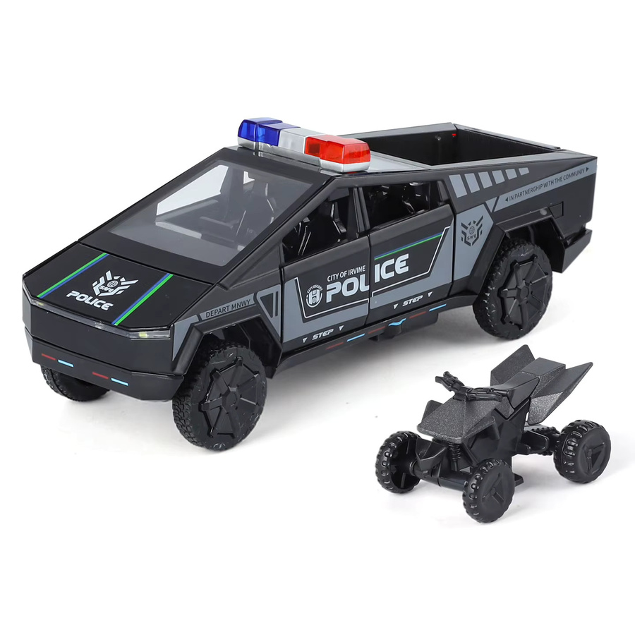 Maisto Polizeiauto-Modell, Druckguss, mit Licht und Sound - Bild 4