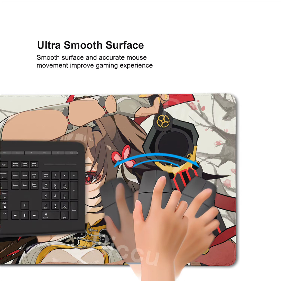 Zenless Zone Zero YeShunguang Gaming Mauspad XXL Multicolour Schreibtischunterlage mit Anime Motiv - Bild 3