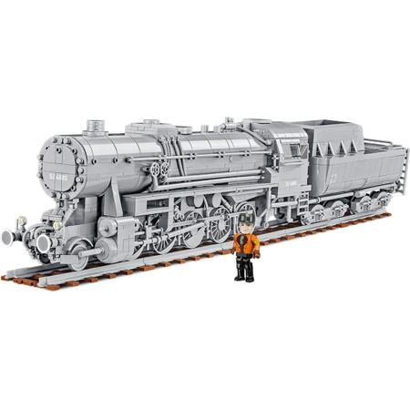 Cobi Konstruktionsspielzeug Kriegslokomotive Baureihe 52 in Grau im Maßstab 1:35