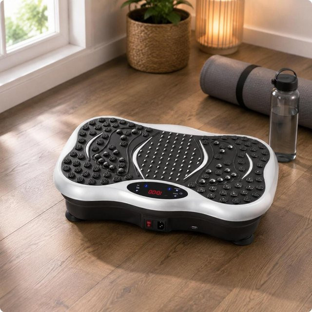 Binchi Outdoor Product Ganzkörper-Vibrationsgerät mit Touchscreen und verstellbarer Intensität in Weiß - Bild 1