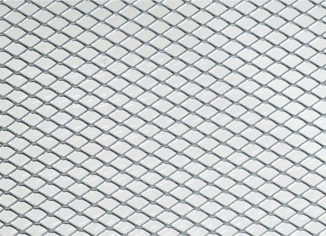 Arcansas Streckmetallblech aus Stahl in Silber, Breite: 30 cm, Tiefe: 300 cm, Höhe: 0,2 cm - Bild 1