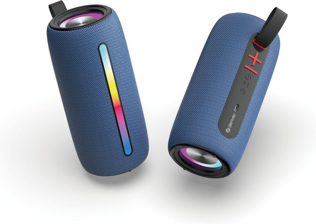 Denver BTL-360 Bluetooth-Lautsprecher mit RGB-Beleuchtung in Blau, 2x50W - Bild 1