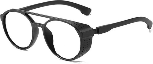 Yiran glasses Sonnenbrille Oval, Vollrand, Kunststoff, Unisex, black - Bild 1