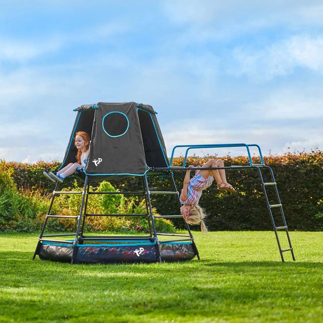 TP Toys Klettergerüst Spielturm Explorer Schwarz - Bild 1