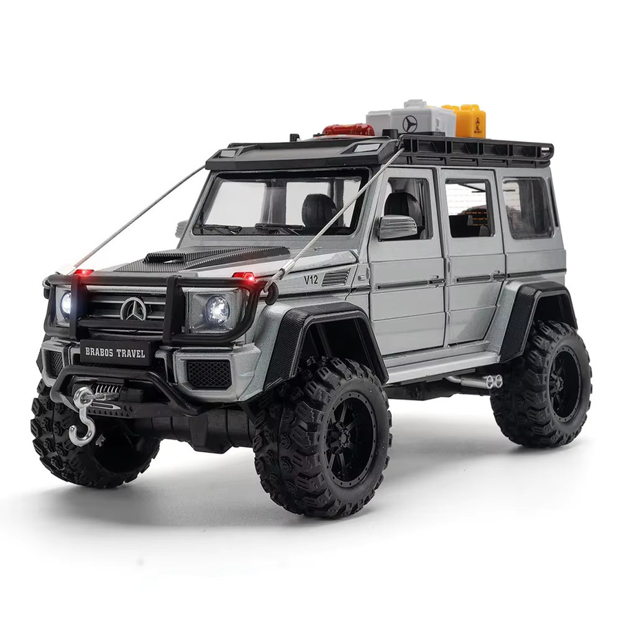 Mercedes-Benz G550 4X4, Modellauto, 1:24, Metalllegierung, Schwarz - Bild 6