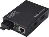 Digitus Gigabit Medienkonverter RJ-45 auf SC-Duplex, Schwarz - Bild 1