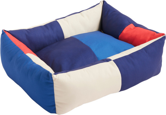 HAY Dogs Hundebett M mit erhöhtem Rand in Multicolour und abstraktem Design - Bild 1