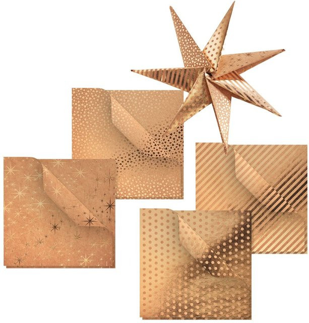 Faltpapier Kraftpapier Gold - Bild 1