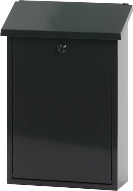 PROREGAL Wandbriefkasten Toledon mit Schrägdach und Zylinderschloss in Anthrazit, H x B x T: 40 x 27 x 12 cm - Bild 1