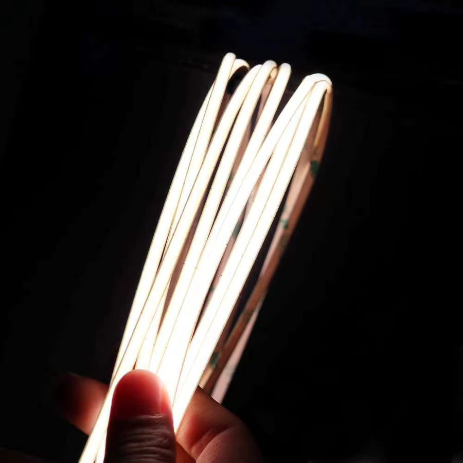 JOYPJLIT COB LED Strip Lights FCOB mit Ra90, 5m Länge, 12V, Farben: Orange, Rot, Grün, Blau, Weiß - Bild 4