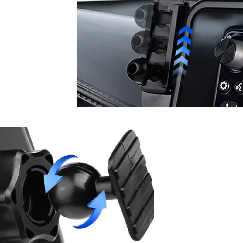 MagSafe Magnetische Handyhalterung für BMW 1 Serie F20 F21 (2012-2019) mit 6,5 Zoll Display-Halterung für GPS Navigation, Schwarz - Bild 4