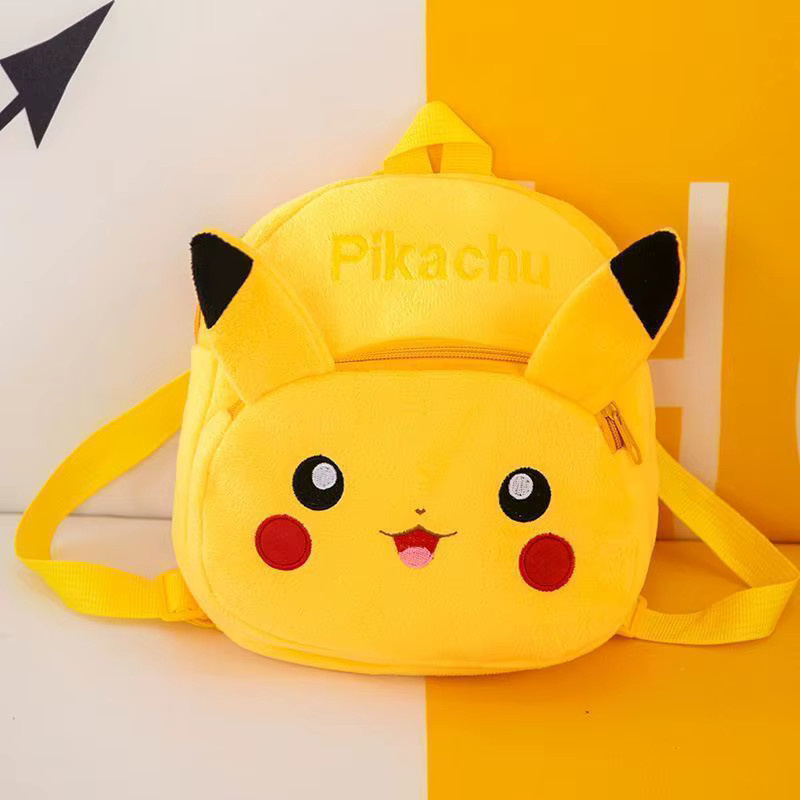 Bandai Pokémon Pikachu Plüsch Rucksack, Stofftier, Gelb - Bild 2