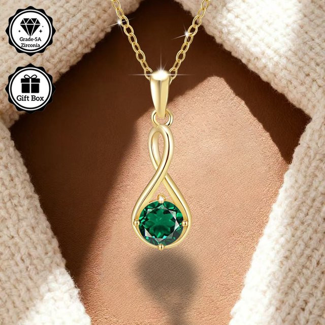 LAMVOICE Halskette, Zirkonia, Gold, Damen - Bild 1