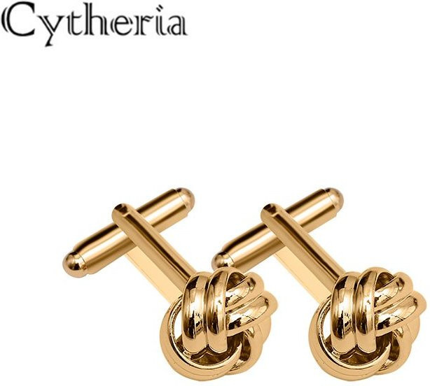 Cytheria Manschettenknöpfe, Gold, Silber, Schwarz, Herren - Bild 1