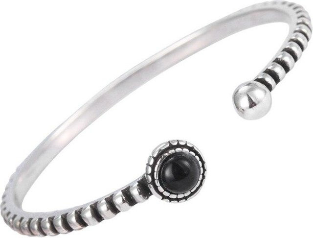Allbestart Armband, 925 Silber, Schwarz, Perle, Damen - Bild 1