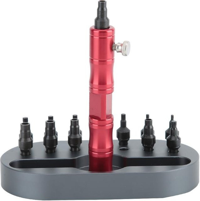 DIYelecs Uhrenreparaturwerkzeug, Uhrenkronen-Röhren-Entfernungswerkzeug, pink, Metall - Bild 1